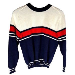 Men's Vintage David Gregg Sweater Colorblock Striped Casual 90s Preppy L